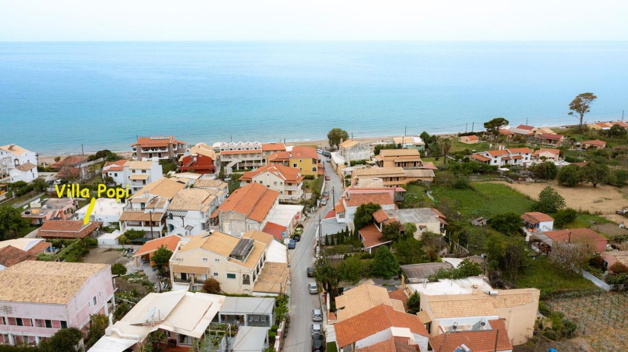 Villa Popi On The Beach Of Agios Gordios Айос-Гордіос Екстер'єр фото